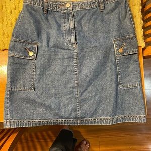 Loft Jean skirt